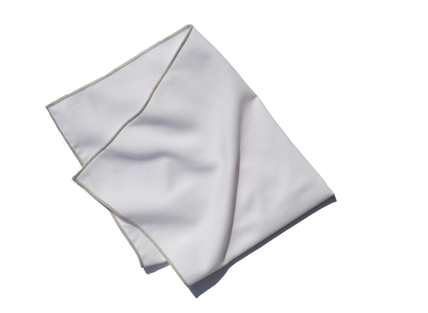 SERVILLETA BLANCO-PLATEADO