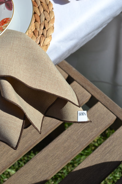 SERVILLETA CAMELLO-CAFÉ