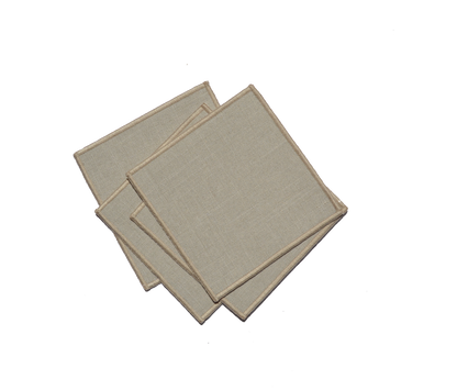 PORTA VASOS CON BORDADO