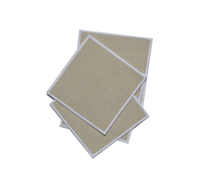 PORTA VASOS CON BORDADO