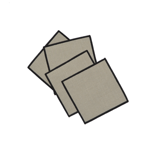 PORTA VASO STONE-NEGRO