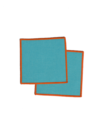 PORTA VASOS CON BORDADO