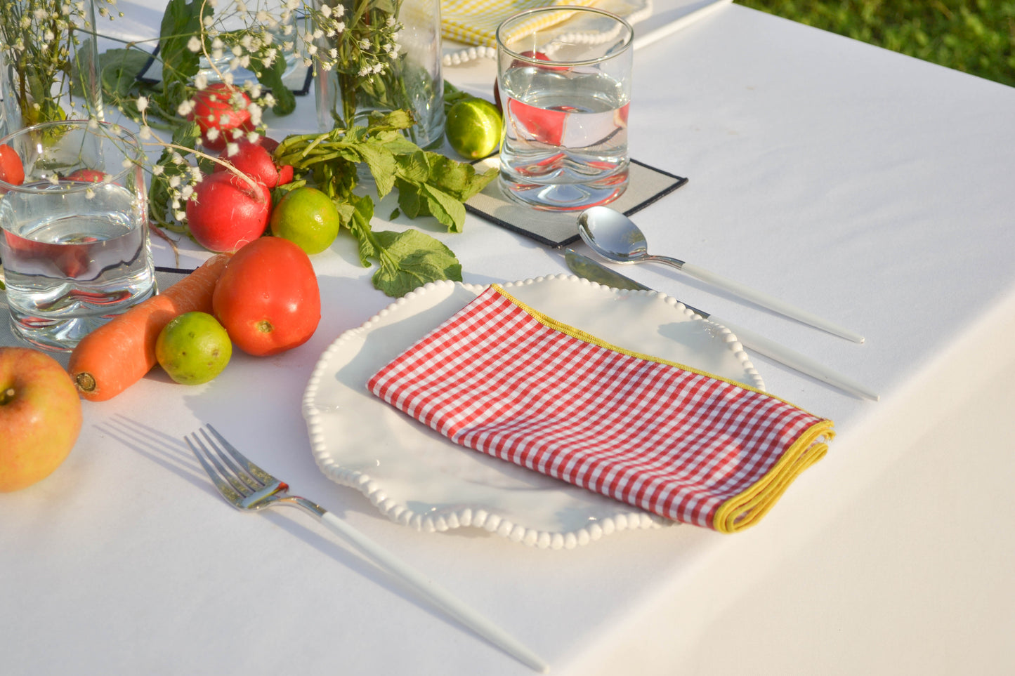 SERVILLETA PICNIC ROJO