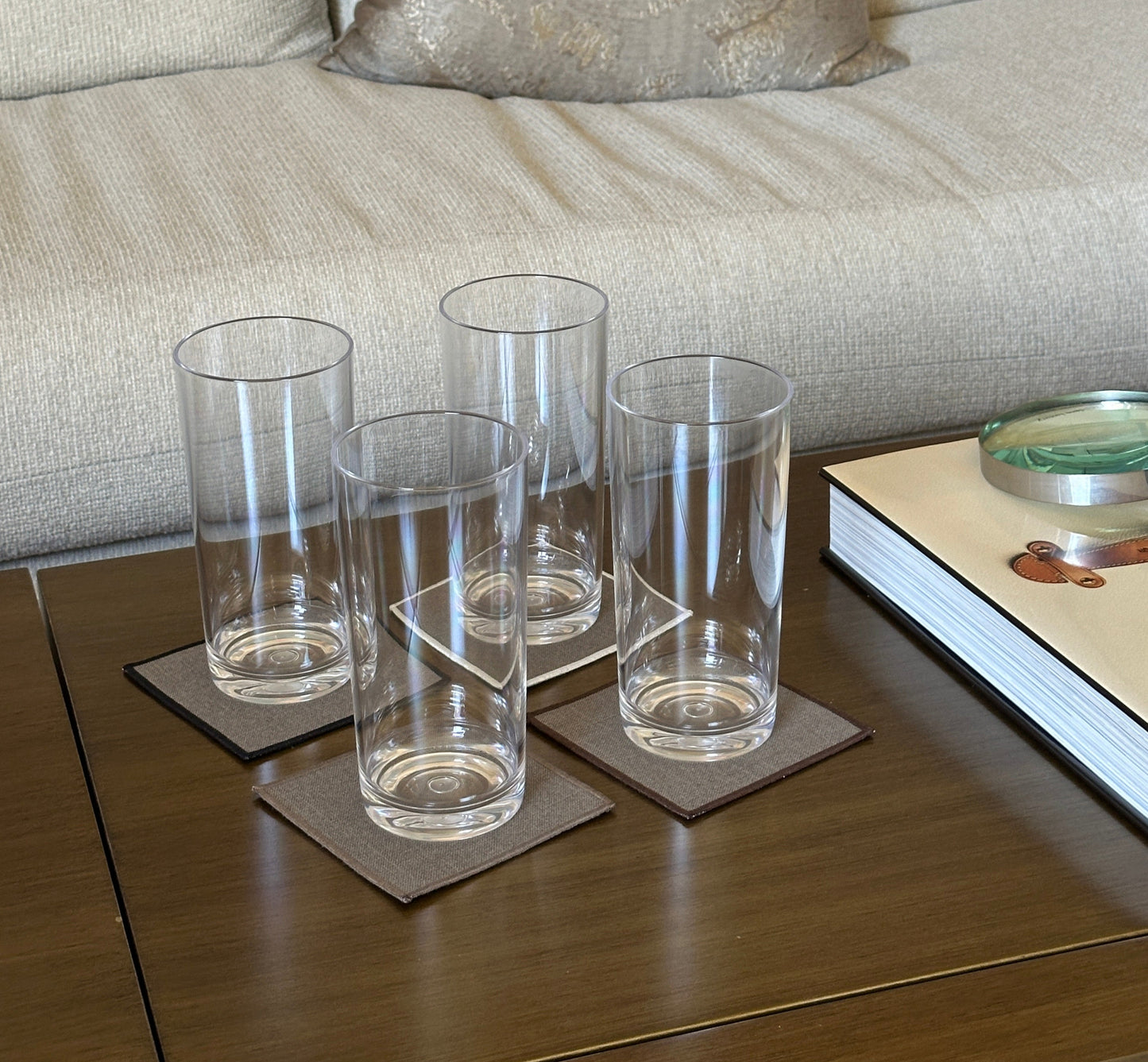 SET 4 PORTA VASOS- TIERRA CÁLIDA