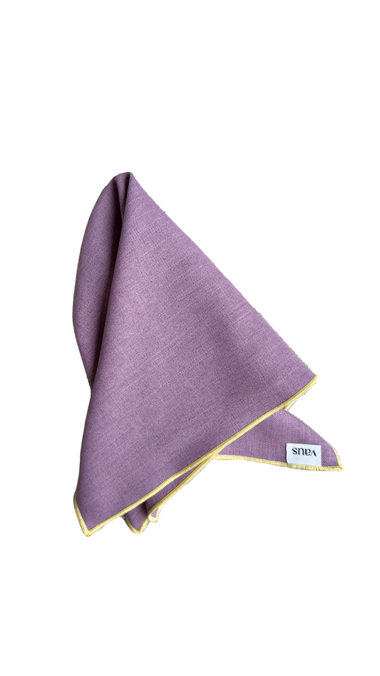 SERVILLETA LILA- AMARILLO