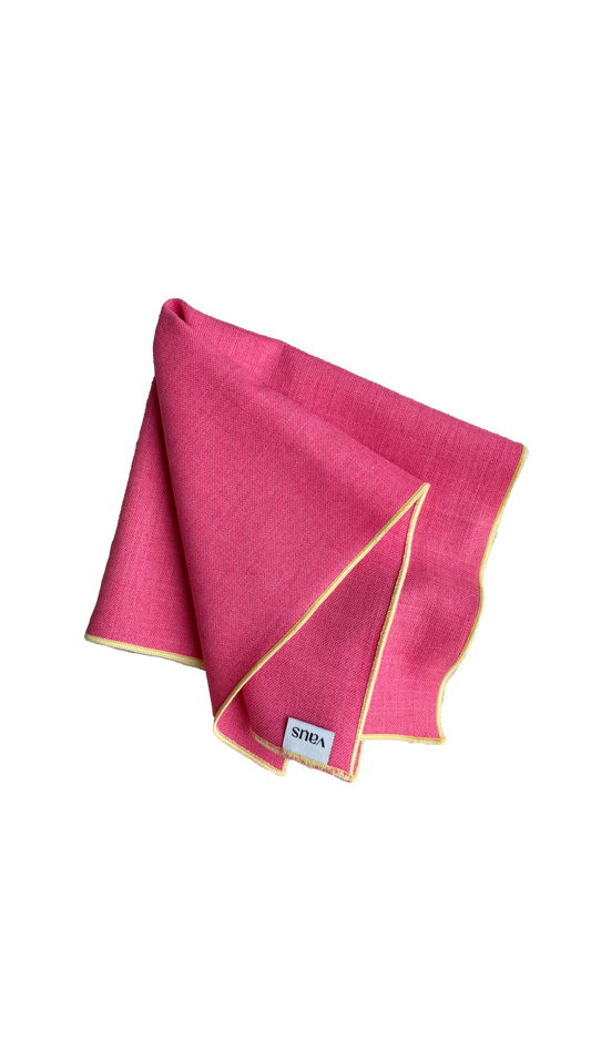 SERVILLETA ROSA - AMARILLO