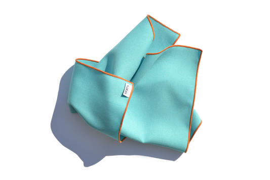 SERVILLETA TURQUESA-NARANJA